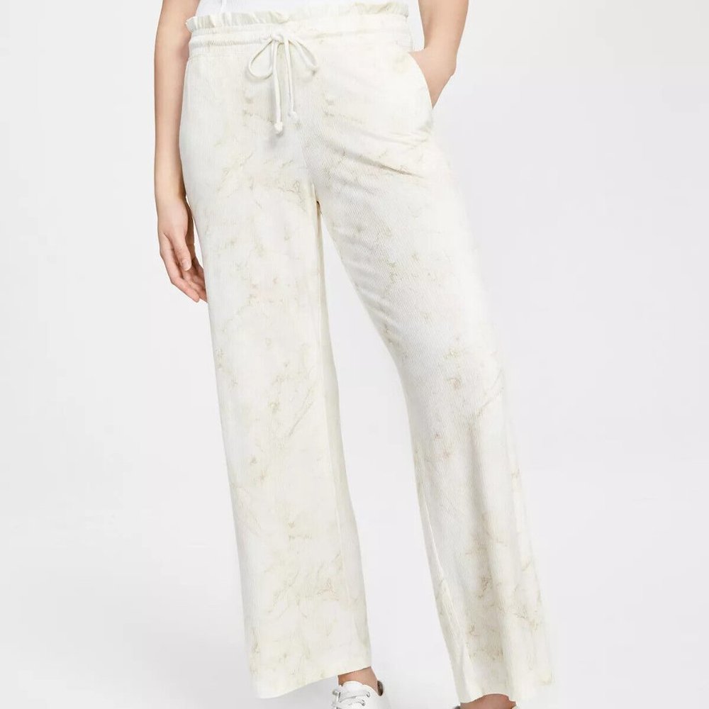 JENNI Women Style Not Size Wide-Leg Lounge Pants Yellow SZ:3X  NEW w TAGS